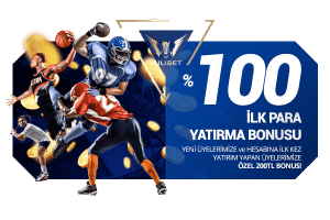 %100 İLK PARA YATIRMA BONUSU