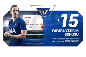 %15 PAPARA YATIRIM BONUSU